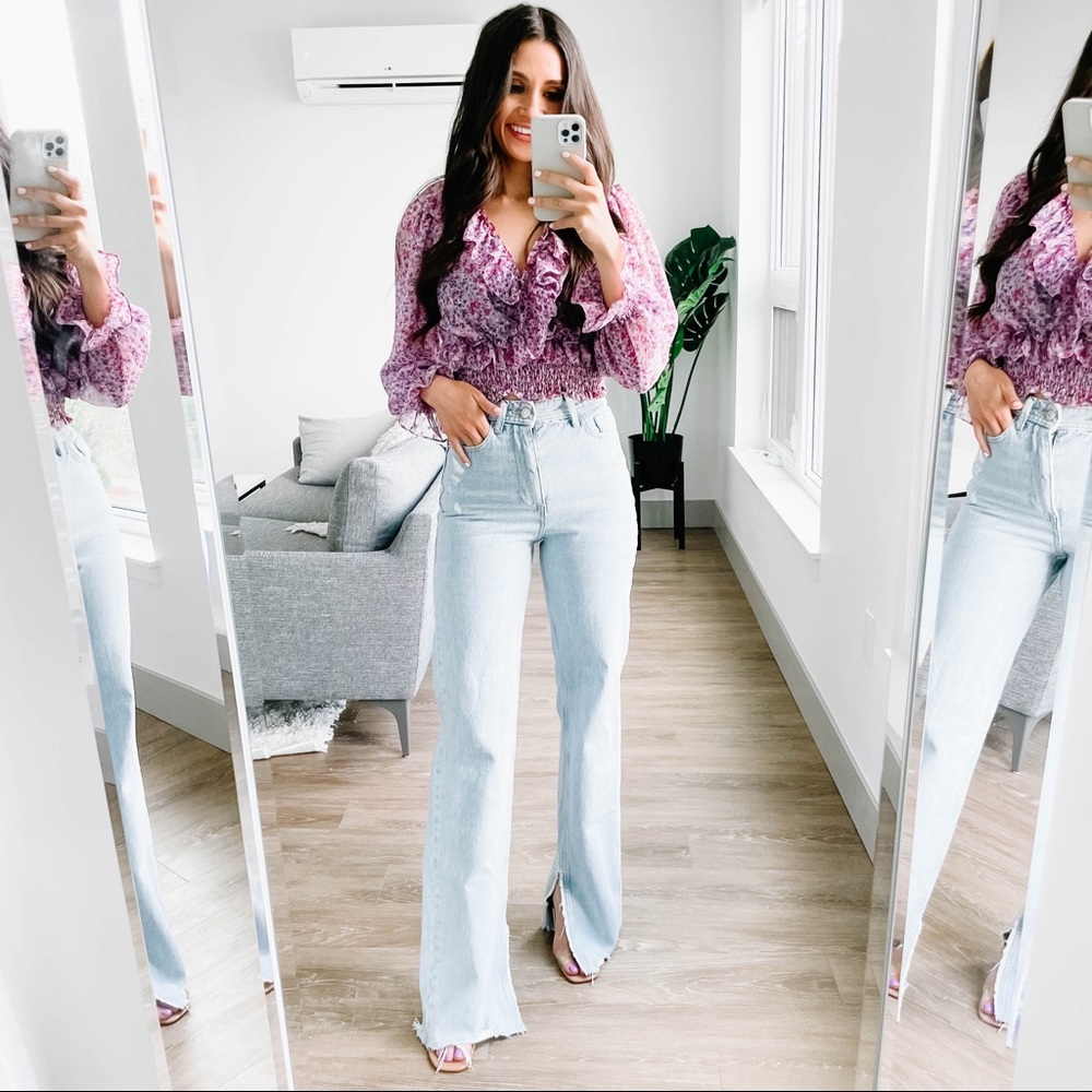 Floral Cheer Top